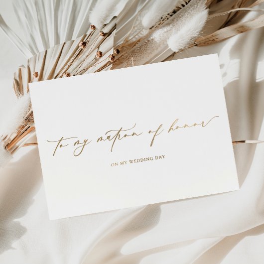 Ellesmere für meinen Tag der Ehrenhochzeit Folienkarte