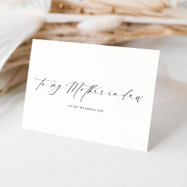 Ellesmere für meinen Tag der Hochzeit meiner Mutte Karte