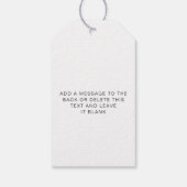 Ellesmere Get Lucky Tonight Lottery Ticket Wedding Geschenkanhänger (Rückseite)