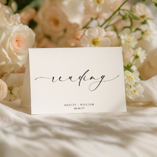 Ellesmere Hochzeitslesebuch Dankeskarte