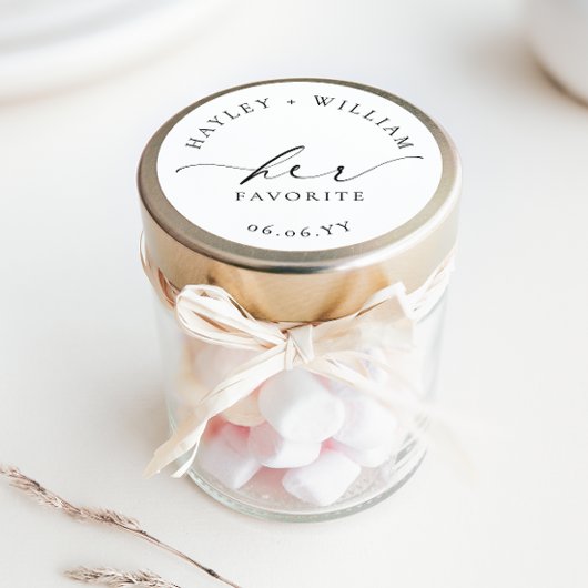 Ellesmere Ihr Favorit Runder Aufkleber