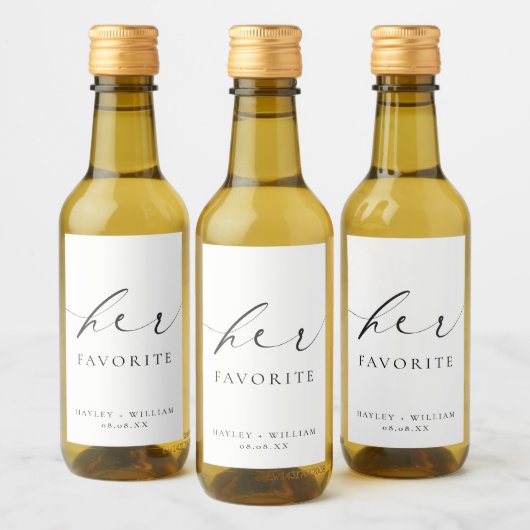 Ellesmere Ihr Lieblingsfavorit Weinetikett (Flaschen)