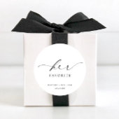 Ellesmere Ihre Lieblings-Fan-Klassiker Runder Aufkleber