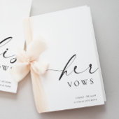 Ellesmere Ihre Vows Hochzeitskarte Karte