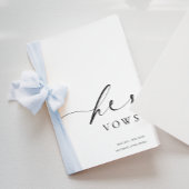 Ellesmere Ihre Vows Hochzeitskarte Karte