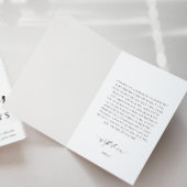 Ellesmere Ihre Vows Hochzeitskarte Karte