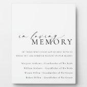 Ellesmere in Love Memory Wedding Fotoplatte (Vorderseite)