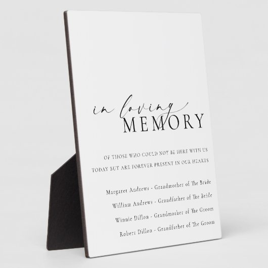 Ellesmere in Love Memory Wedding Fotoplatte (Seite)