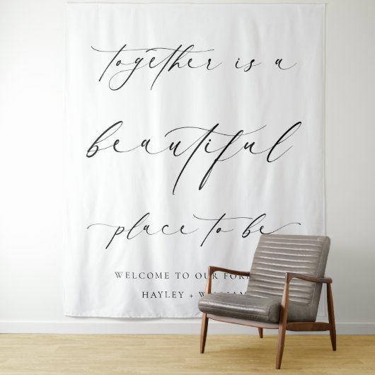 Ellesmere ist ein schöner Ort, um zusammen zu sein Wandteppich (Beispiel)