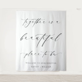 Ellesmere ist ein schöner Ort, um zusammen zu sein Wandteppich