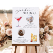 Ellesmere Minimal Pet Foto Signature Drinks unterz Poster