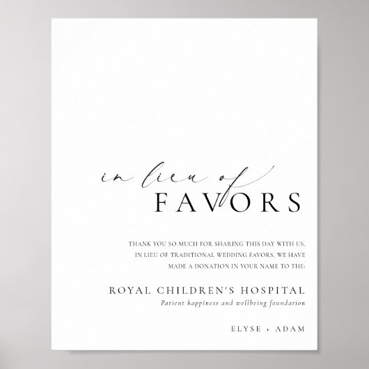 Ellesmere Minimalistisch als Zeichen der Favoriten Poster (Vorne)