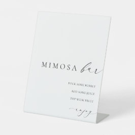 Ellesmere Minimalistisch Mimosa Bar Sockelschild