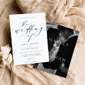 Ellesmere Minimalistisch Wedding Einladung