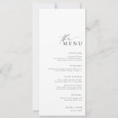 Ellesmere Minimalistisch Wedding Quiz und Einladung (Rückseite)