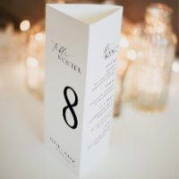 Ellesmere Minimalistische Dreisfalten-Hochzeitsmen
