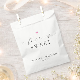 Ellesmere Minimalistische Hochzeitsstimmung Liebe Geschenktütchen