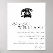 Ellesmere Modern Minimal Audio Guestbook Poster (Vorne)