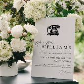 Ellesmere Modern Minimal Audio Guestbook Poster