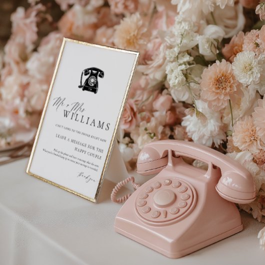 Ellesmere Modern Minimal Audio Guestbook Poster