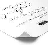 Ellesmere Modern Minimal Foto Gästebuch (Ecke)