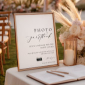 Ellesmere Modern Minimal Foto Gästebuch