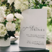 Ellesmere Moderne Minimal Signature Drinks Zeichen Poster