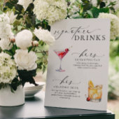 Ellesmere Moderne Minimal Signature Drinks Zeichen Poster