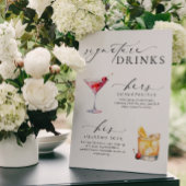 Ellesmere Moderne Minimal Signature Drinks Zeichen Poster