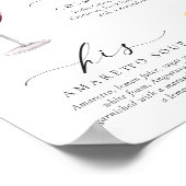 Ellesmere Moderne Minimal Signature Drinks Zeichen Poster (Ecke)