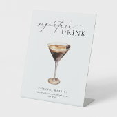 Ellesmere Moderne Minimal Signature Drinks Zeichen Sockelschild