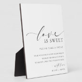 Ellesmere Moderne minimale Liebe ist süße Favorite Fotoplatte (Seite)