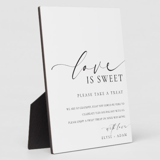 Ellesmere Moderne minimale Liebe ist süße Favorite Fotoplatte (Seite)