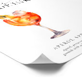 Ellesmere Modernes Minimal Signature Drink Zeichen Poster (Ecke)