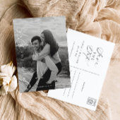 Ellesmere Modernes Minimalistisches Foto Save the  Postkarte