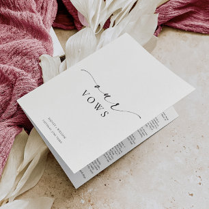 Ellesmere Our Vows Wedding Card Karte