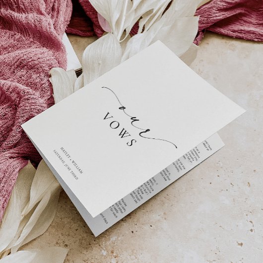 Ellesmere Our Vows Wedding Card Karte
