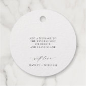 Ellesmere Sein Favorit Geschenkanhänger (Rückseite)