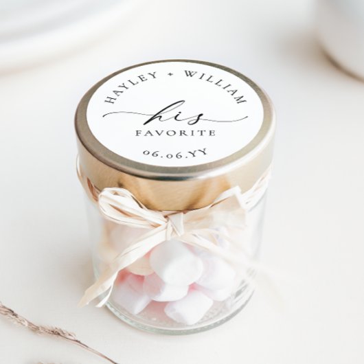 Ellesmere Sein Favorit Runder Aufkleber