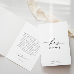 Ellesmere Seine Vows Wedding Card Karte