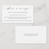 Ellesmere Share A Recipe Begleitkarte (Vorne/Hinten)