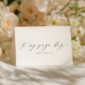 Ellesmere to My Page Boy Wedding Day Karte