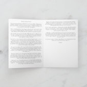 Ellesmere Trauzeugin Wedding Speech Karte (Innenseite)