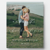 Ellesmere und so beginnt das Abenteuer Hochzeit Fotoplatte (Vorderseite)