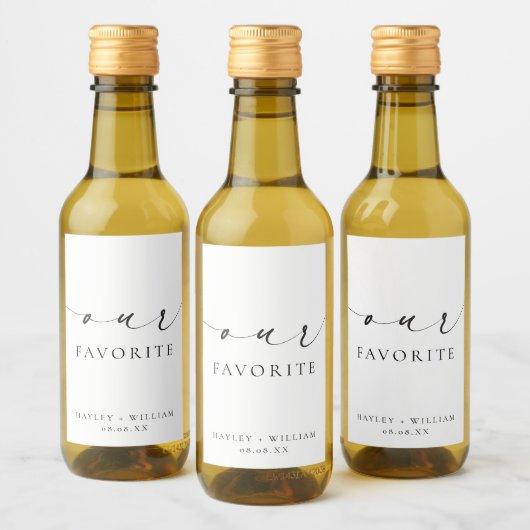 Ellesmere Unser bevorzugter Gefallen Weinetikett (Flaschen)