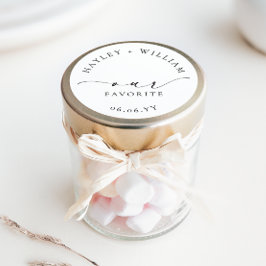 Ellesmere Unser Favorit Runder Aufkleber