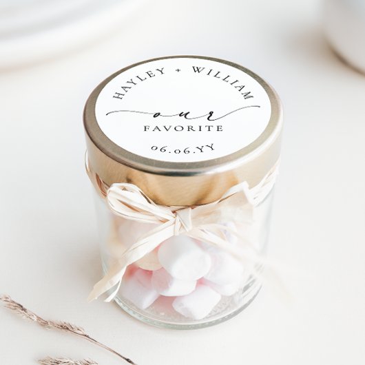 Ellesmere Unser Favorit Runder Aufkleber