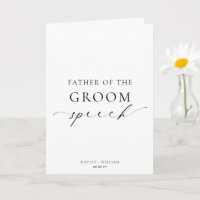 Ellesmere Vater der Groom-Hochzeitsrede
