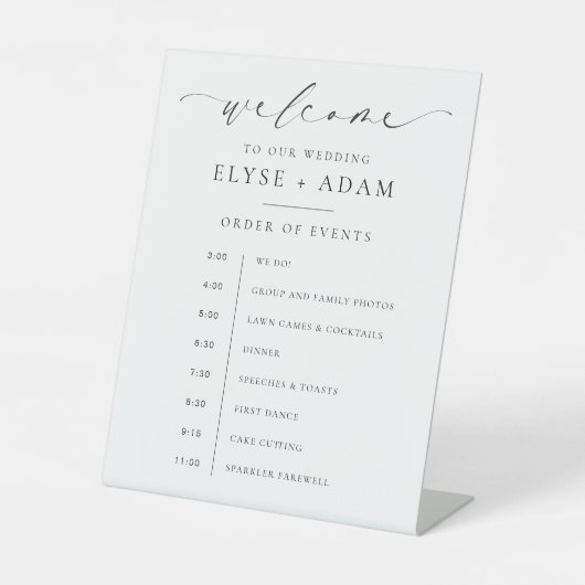 Ellesmere Veranstaltungsreihe willkommen Sockelschild (Vorderseite)