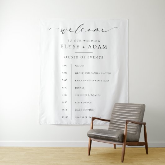 Ellesmere Veranstaltungsreihe willkommen Wandteppich (Beispiel)